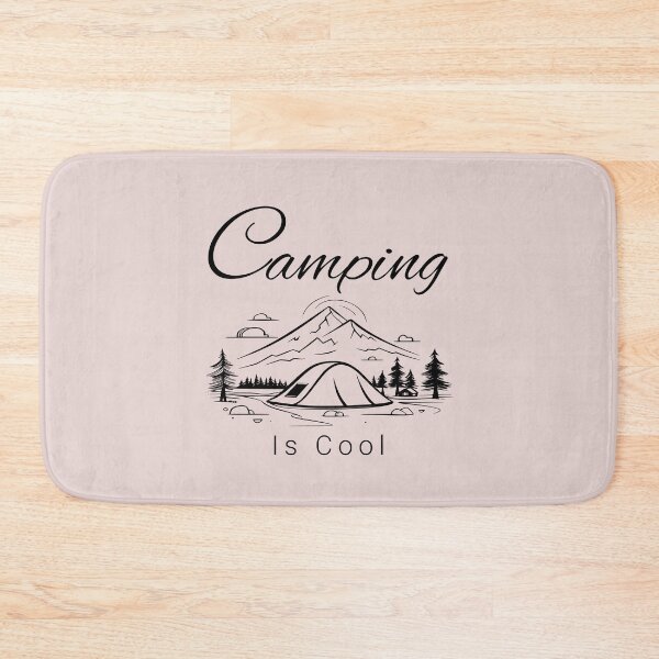 Item preview, Camping is cool – Solo traveler – Brave wilderness – Strange wilderness – Wilderness first aid – Wilderness therapy – Wilderness tour – Wilderness island. designed and sold by JansenGS.