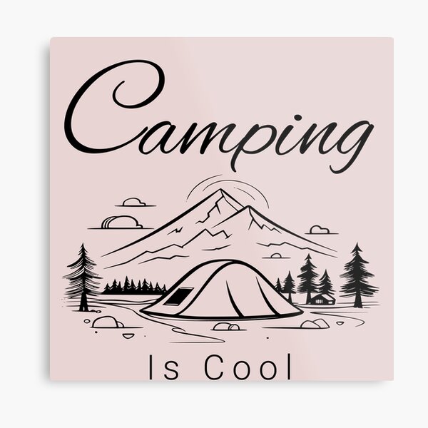 Item preview, Camping is cool – Solo traveler – Brave wilderness – Strange wilderness – Wilderness first aid – Wilderness therapy – Wilderness tour – Wilderness island. designed and sold by JansenGS.