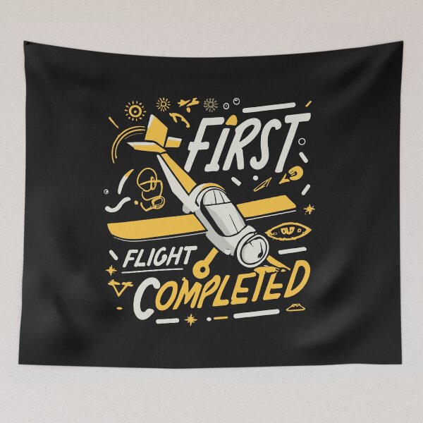 Item preview, First Solo Flight - Plane Aircraft Pilot Flight designed and sold by Pitchou07.