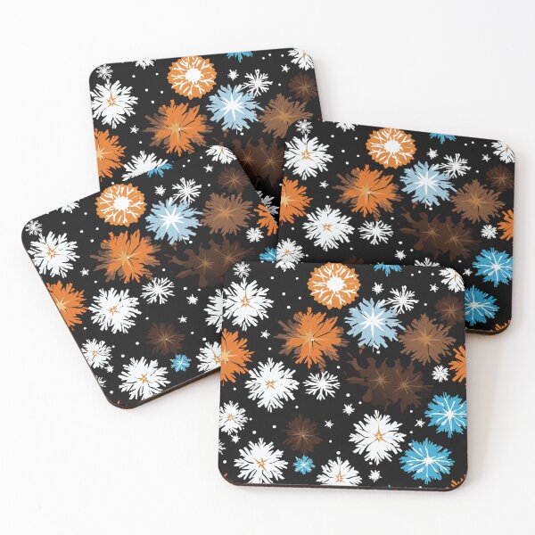 Item preview, Christmas Patterns - Colorful Neon Christmas Snow designed and sold by Master-Print.