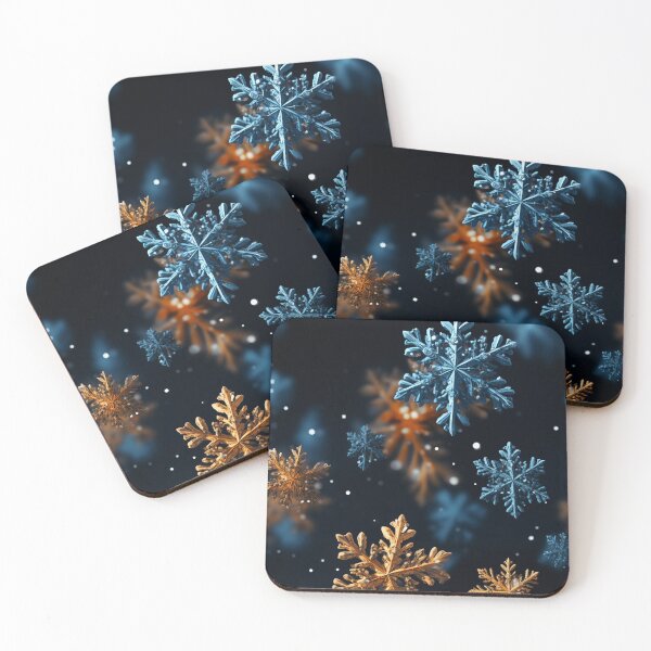 Item preview, Christmas Patterns - Colorful Neon Christmas Snow designed and sold by Master-Print.
