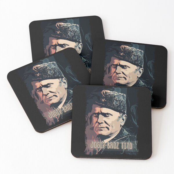 Item preview, Josip Broz Tito the President of Yugoslavia SFRJ Abstract Color illustration designed and sold by Naumovski.