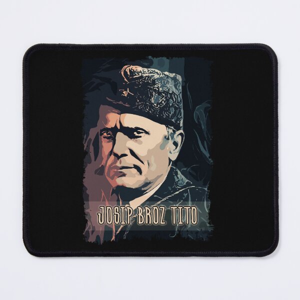 Item preview, Josip Broz Tito the President of Yugoslavia SFRJ Abstract Color illustration designed and sold by Naumovski.