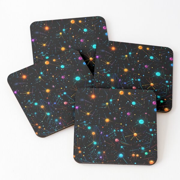 Item preview, Christmas Patterns - Colorful Neon Christmas Snow designed and sold by Master-Print.
