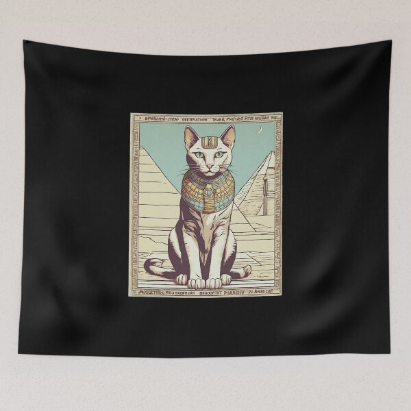 Aperçu de l'œuvre Chat égyptien Pyramides d'Egypte créée et vendue par Catophile.