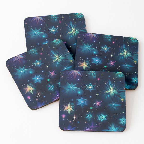 Item preview, Christmas Patterns - Colorful Neon Christmas Snow designed and sold by Master-Print.