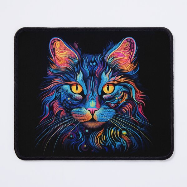 Item preview, cat blacklight color  designed and sold by mimdigital.