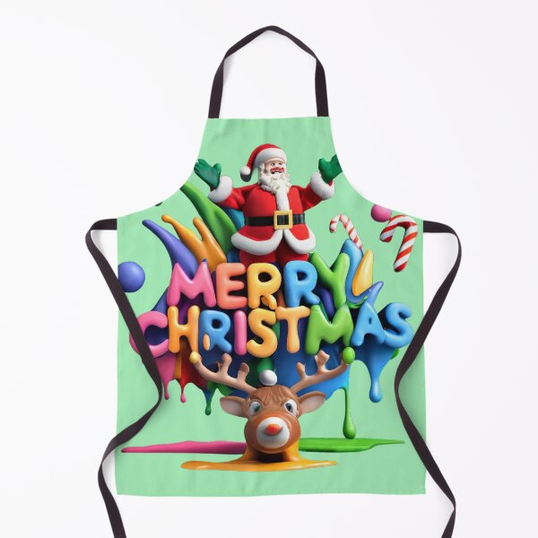 Item preview, Santa's Reindeer Crew - Festive Holiday Artwork designed and sold by Emaga Digital Studio.