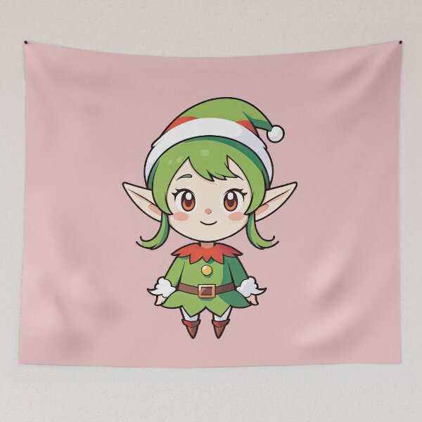 Item preview, Christmas Cute Little Smiling Elf  designed and sold by Bilisik.