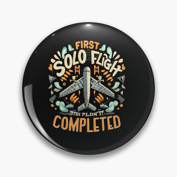 Item preview, First Solo Flight - Plane Aircraft Pilot Flight designed and sold by Pitchou07.