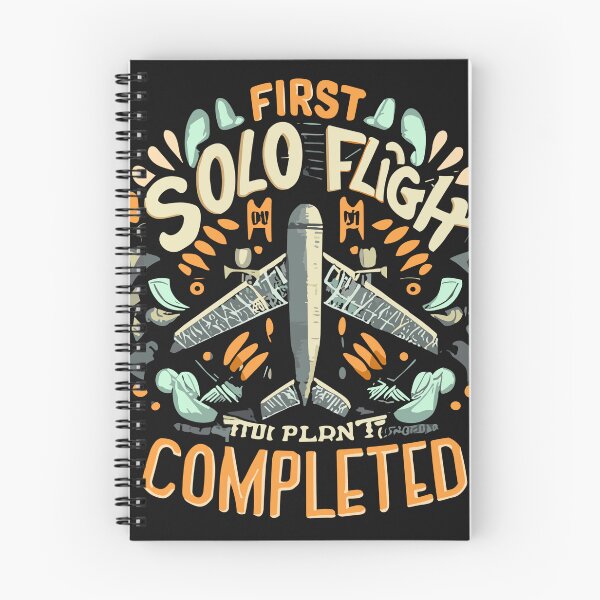 Item preview, First Solo Flight - Plane Aircraft Pilot Flight designed and sold by Pitchou07.