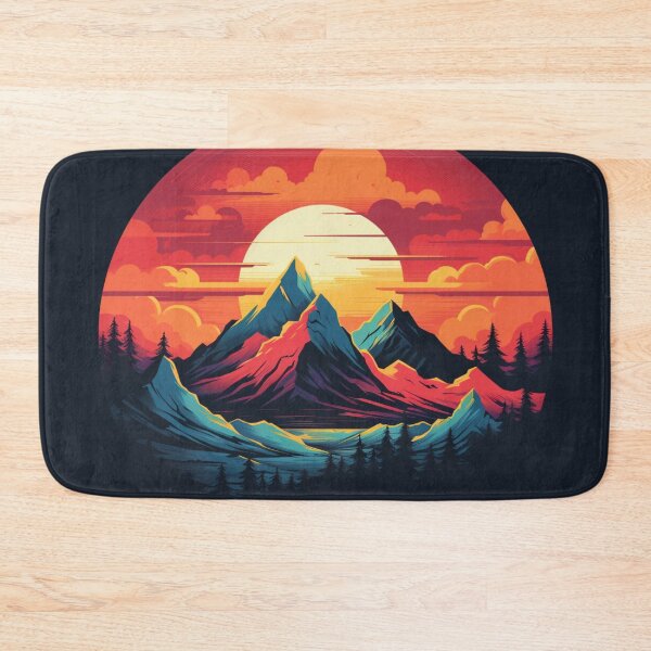 Item preview, Blue Red Mountains designed and sold by GrinGalore.
