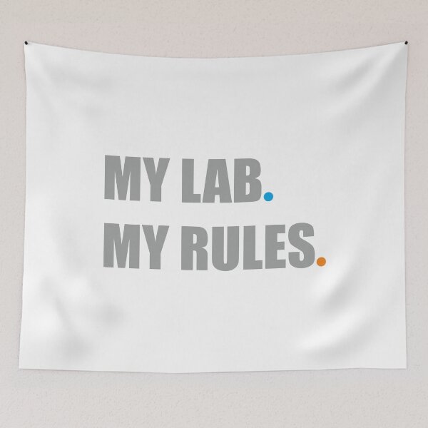 Item preview, My Lab. My Rules designed and sold by ShubhankarK.