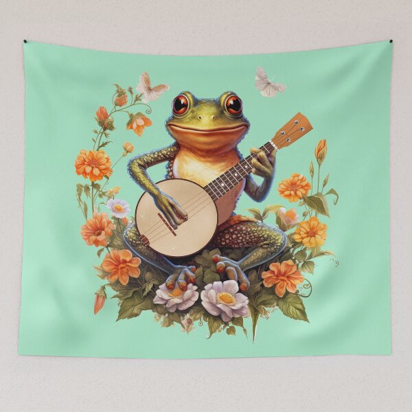Item preview, Vintage Banjo Frog designed and sold by my-green-gecko.