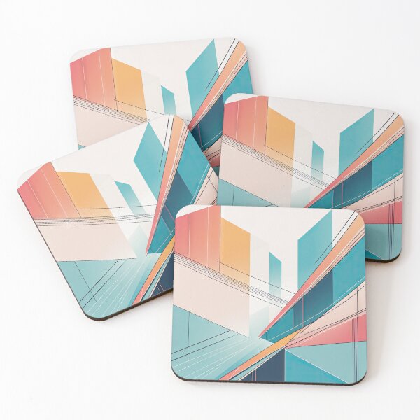 Item preview, Modern Minimalist Colorful Shapes Patterns designed and sold by Bilisik.