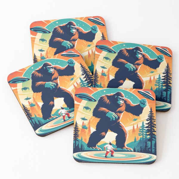 Item preview, Retro ary: Bigfoot pops to the Little Chef for breakfast designed and sold by halibutgoatramb.