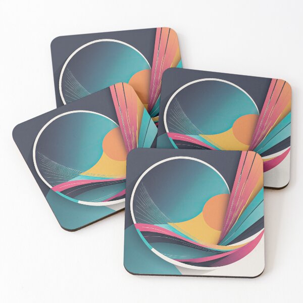 Item preview, Modern Minimalist Colorful Shapes Patterns designed and sold by Bilisik.