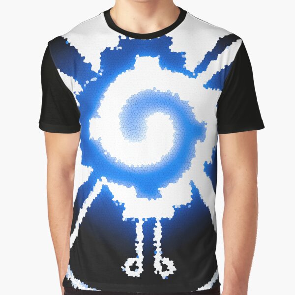 The Magical Mayan Galactic Butterfly - Blue Graphic T-Shirt