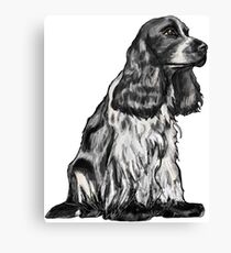 Cute Cocker Canvas Print