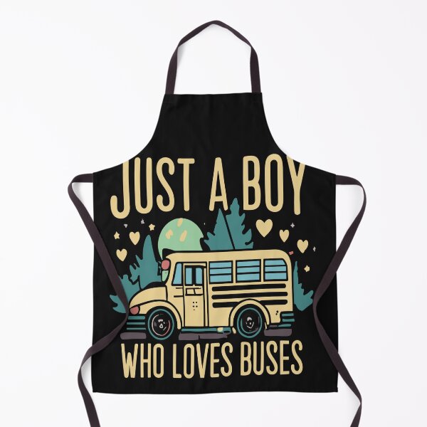 Item preview, Kids School Bus Costume Just a Boy who loves Buses designed and sold by Pitchou07.