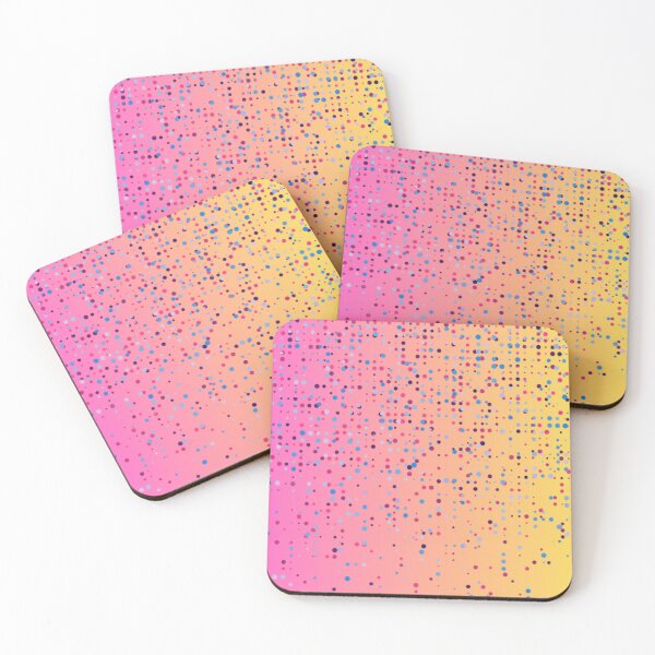 Item preview, Blue and pink dots designed and sold by GettyFromBetty.