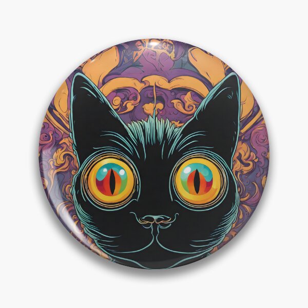 Item preview, psychedelic illusion Black Cat LSD designed and sold by Catophile.