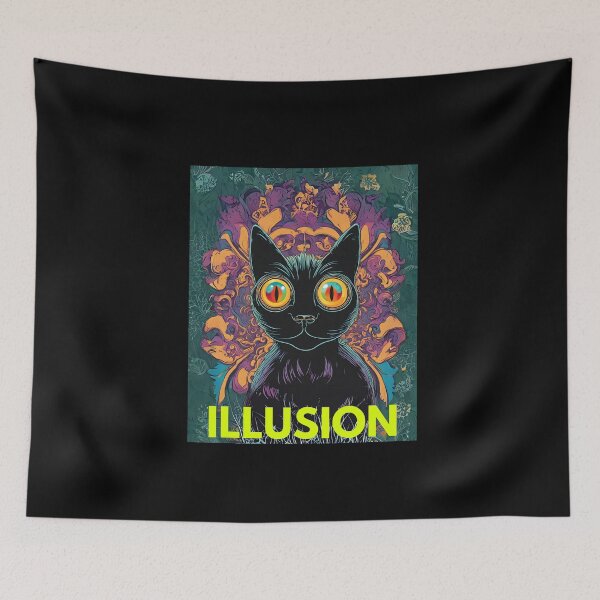 Item preview, psychedelic illusion Black Cat LSD designed and sold by Catophile.