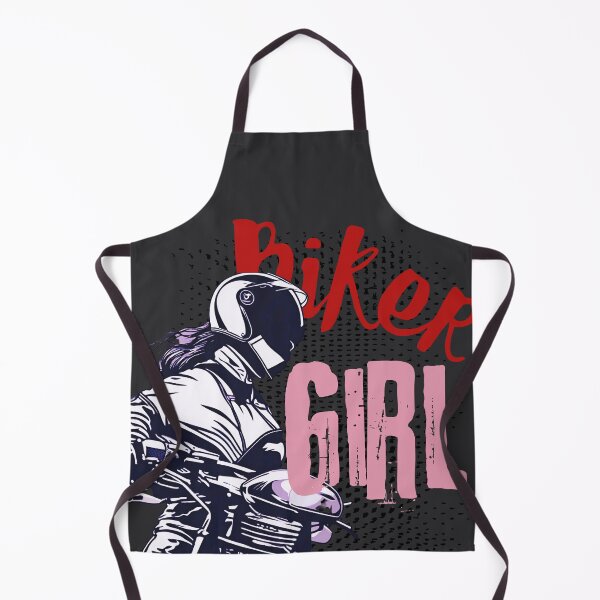 Item preview, Retro motorcycle biker girl designed and sold by VieBelieve.