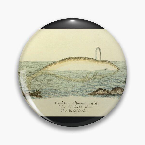 Item preview, Beluga Whale Swimming Vintage Art Illustration designed and sold by kuremureDesign.