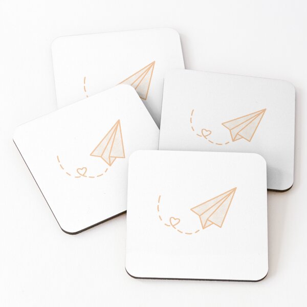 Item preview, Paperplane in Peach designed and sold by HuesMeows.