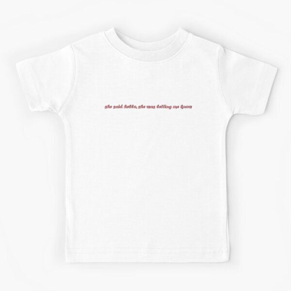 Self Kids T Shirts Redbubble - the 1975 shirt roblox