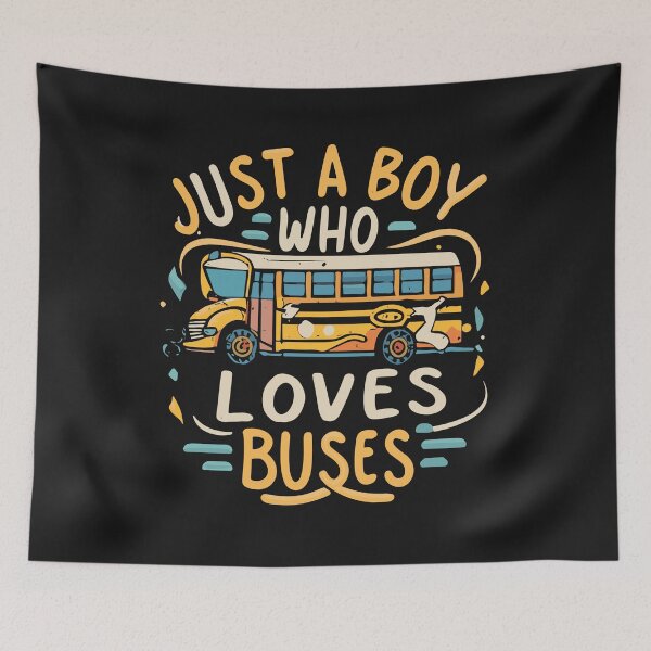 Item preview, Kids School Bus Costume Just a Boy who loves Buses designed and sold by Pitchou07.