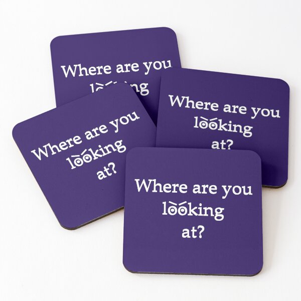 Item preview, White Where are You Looking at ? designed and sold by Aquillashop.