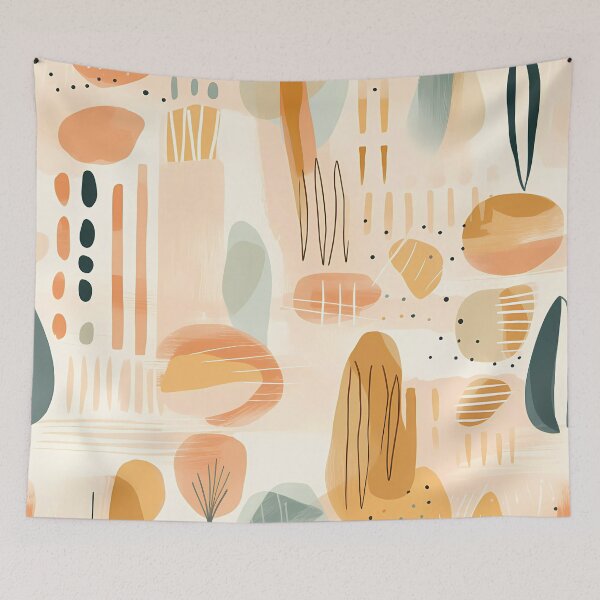 Item preview, Abstract boho pattern designed and sold by the99thstudio.
