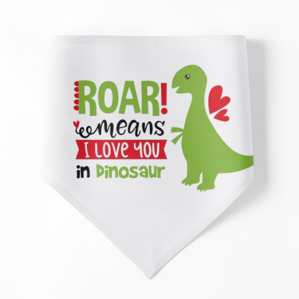 Roar means I love you in Dinosaur Pin by Lapeticrafter