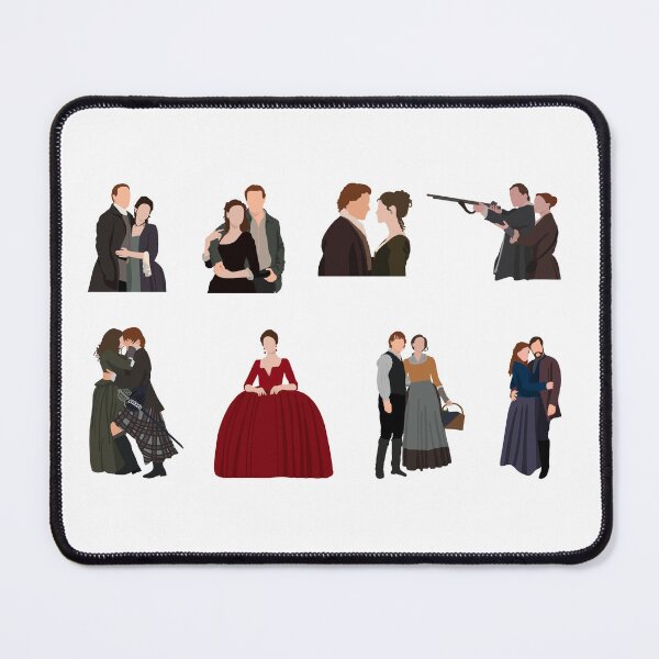 Item preview, Outlander Character Illustrations designed and sold by kbracey-meraki.