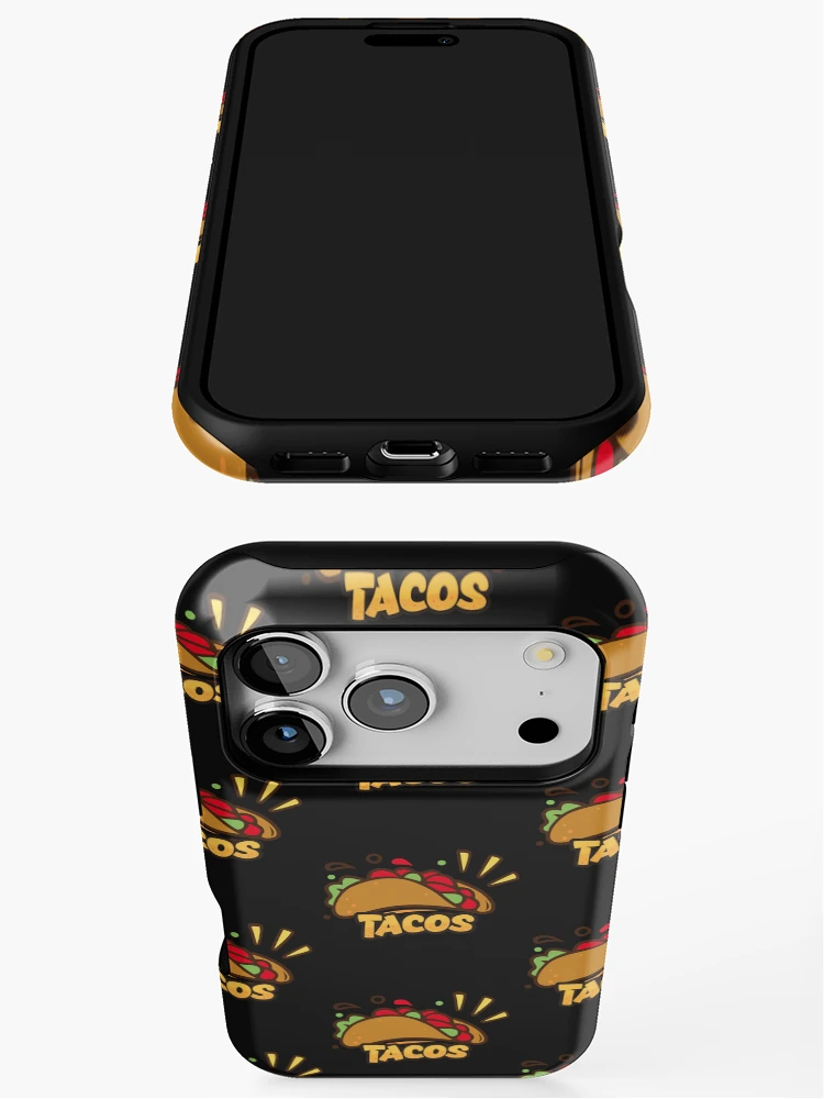 Thumbnail 3 of 4, iPhone Case, TACOS!!! designed and sold by RuralGlamour.