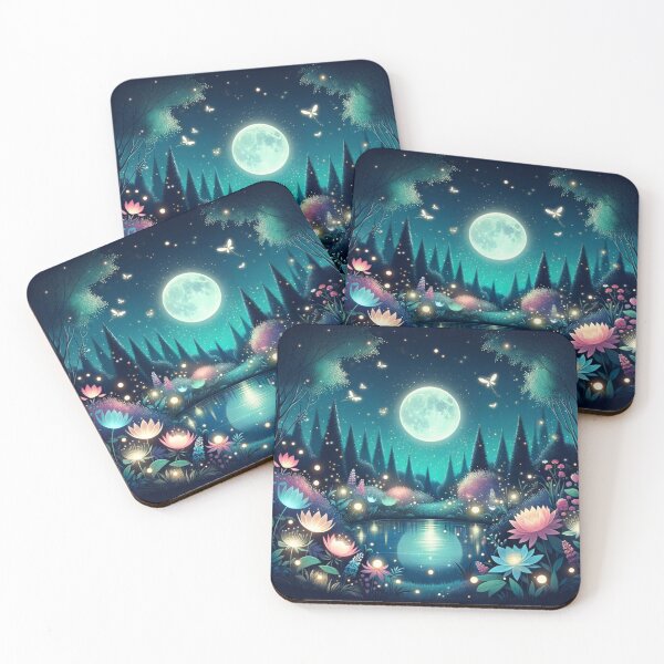 Item preview, Enchanted Garden Under the Moon designed and sold by masquetea.