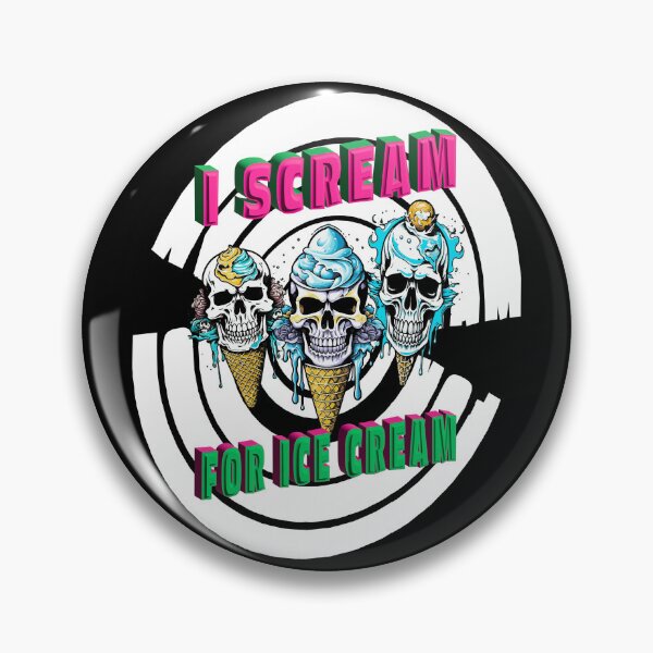 Item preview, I Scream For Ice Cream - White Background Pattern designed and sold by MegaDirt.