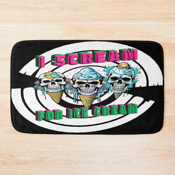 Item preview, I Scream For Ice Cream - White Background Pattern designed and sold by MegaDirt.