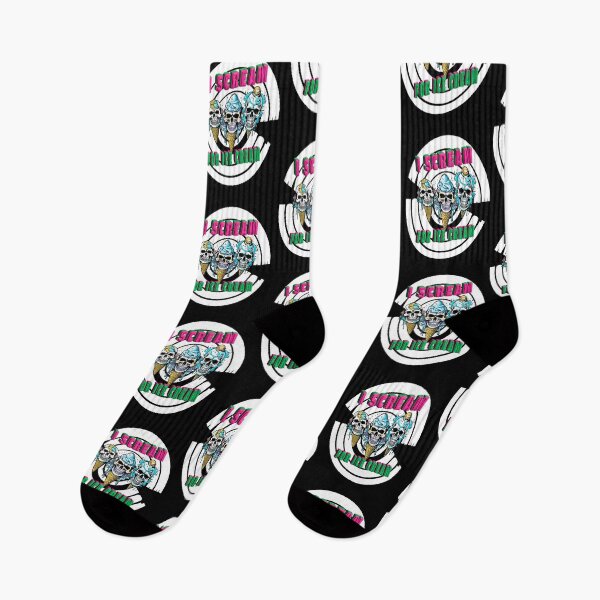 Item preview, I Scream For Ice Cream - White Background Pattern designed and sold by MegaDirt.