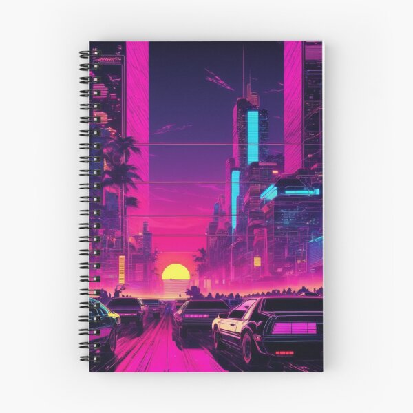 Item preview, Synthwave Sunset Traffic Jam designed and sold by UniqeDesign.