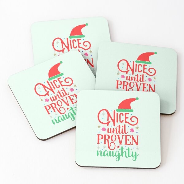 Item preview, Nice Until Proven Naughty Christmas designed and sold by Jeallan Designs.