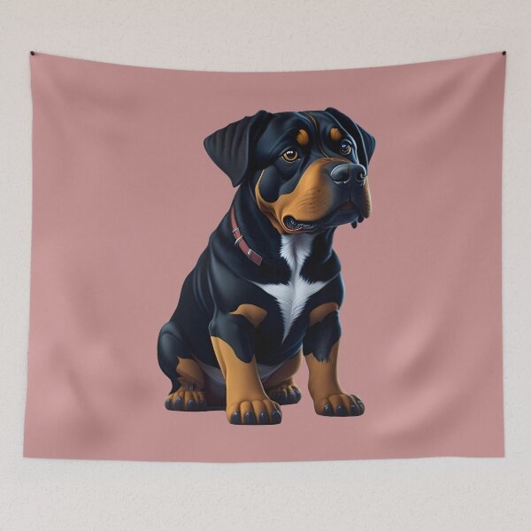 Item preview, Rottweiler Royalty: Adorable Cartoon Design designed and sold by nadeem4design.