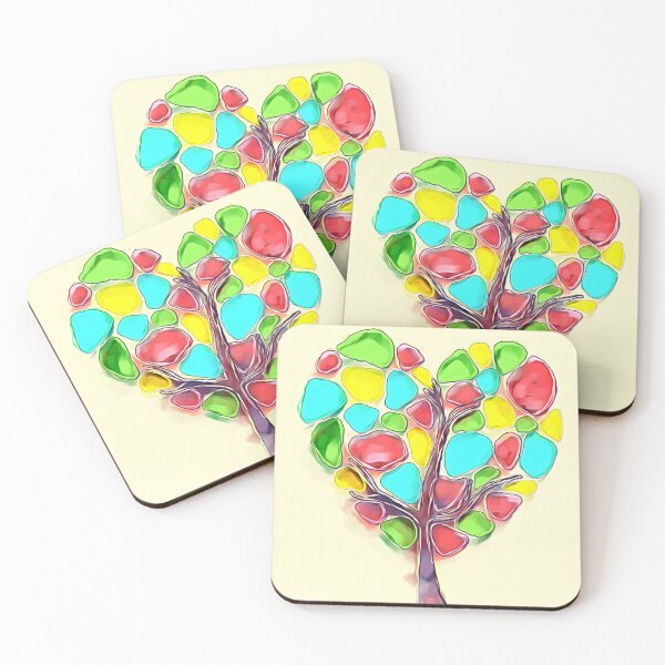 Item preview, Gumdrop Tree - Heart designed and sold by Leslie Montgomery Art.