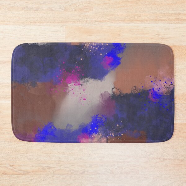 Item preview, Utopia - Blue Burnt Sienna Red-Violet Abstract designed and sold by Joey Santiago.