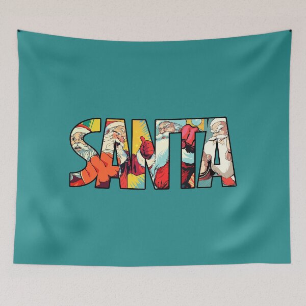 Item preview, Santa Superhero designed and sold by RetroPandora.