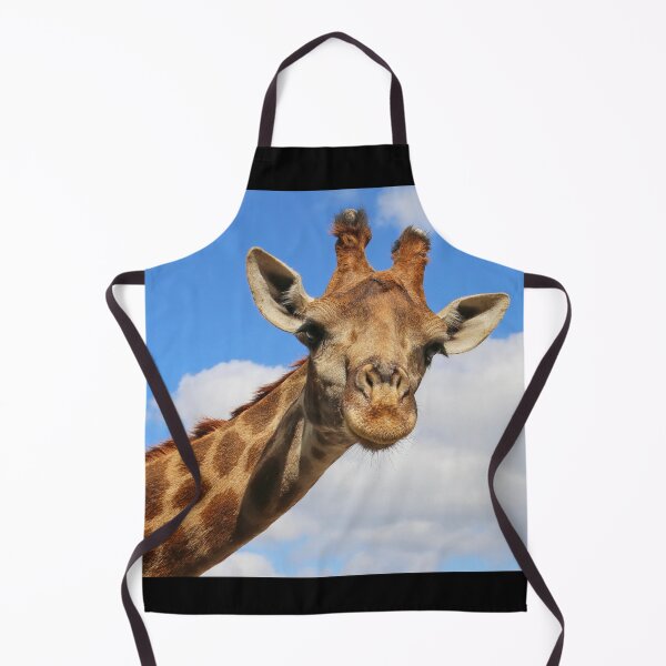 Item preview, Curious giraffe portrait designed and sold by thupho.