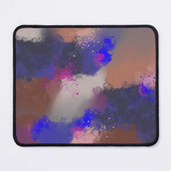Item preview, Utopia - Blue Burnt Sienna Red-Violet Abstract designed and sold by Joey Santiago.
