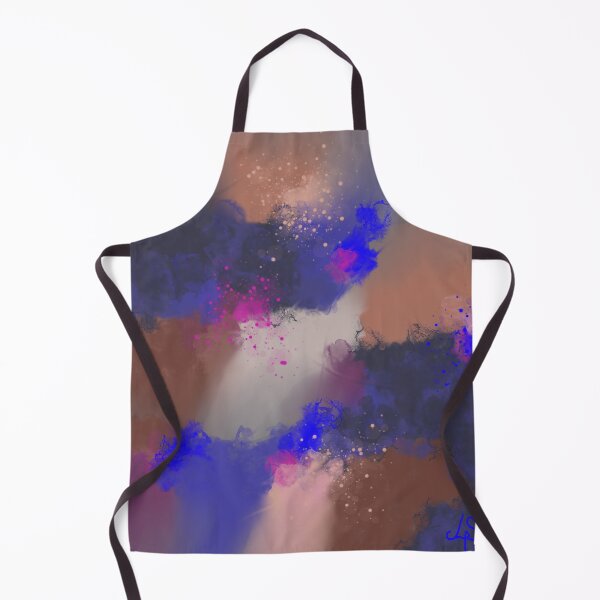 Item preview, Utopia - Blue Burnt Sienna Red-Violet Abstract designed and sold by Joey Santiago.
